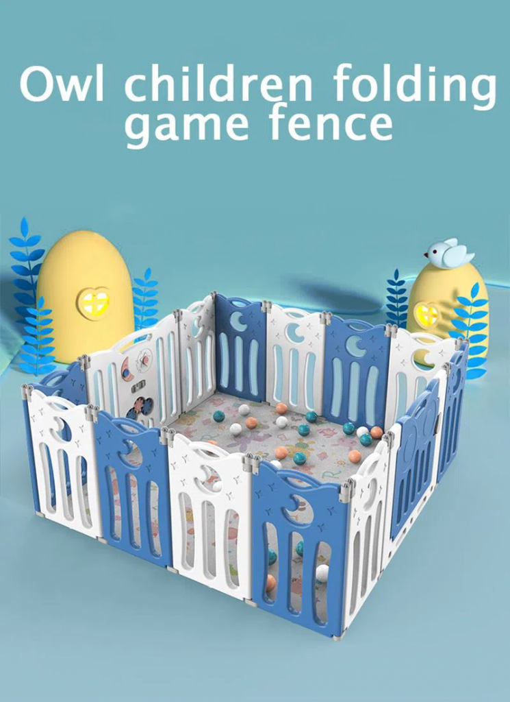 Owl children folding game fence